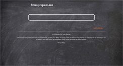Desktop Screenshot of fitnessprogrami.com
